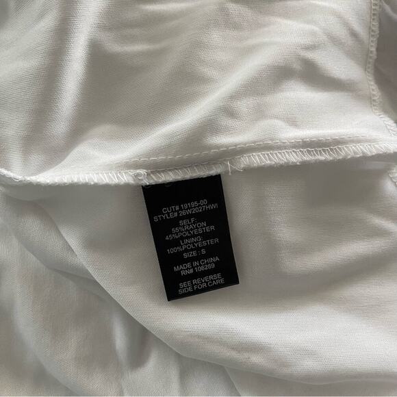 Altar'd State White Smocked Summer Tie Belt Dress - Picture 5 of 5